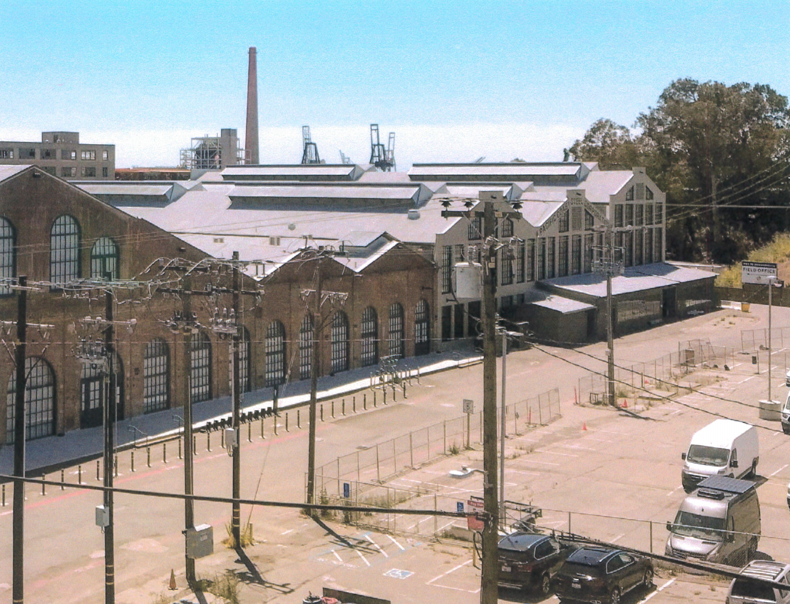 West side of Buildings 115 and 116